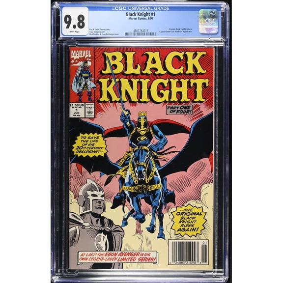 Black Knight #1 - CGC 9.8 Comic Book