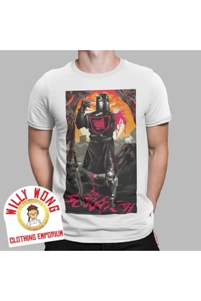 Black Knight Monty Python T-Shirt Retro Movie 70s 80s The Holy Grail Tee