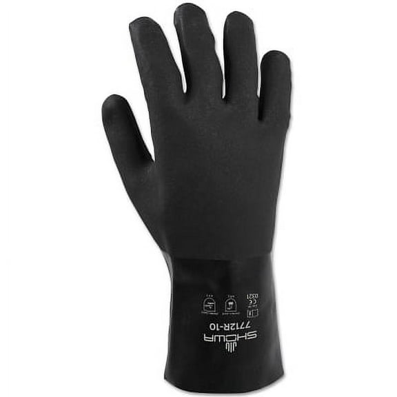 Black Knight PVC Gloves, Gauntlet, Large | Bundle of 2 Dozen
