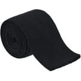 thumbnail image 1 of Black Knit Cuff Ribbing 43x2.9 Inch Ribbing Cuff Sleeve Tubular Rib Cuffing Replacement for DIY Waistband Leg Arms Wear Padded Jacket Sportswear Cuffs Extension, 1 of 9