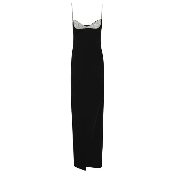 Balmain Women's Black Knitted Dress Black Sizes EU 30-60