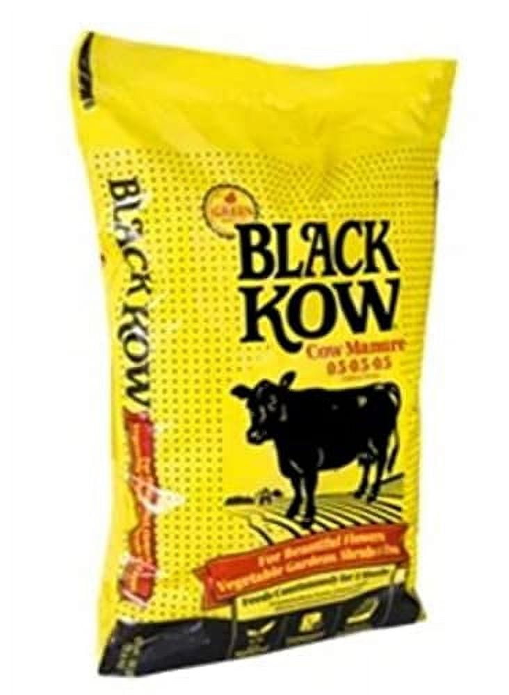 Black Kow Nitrogen Phosphate Composted Cow Manure Fertilizer for Soil