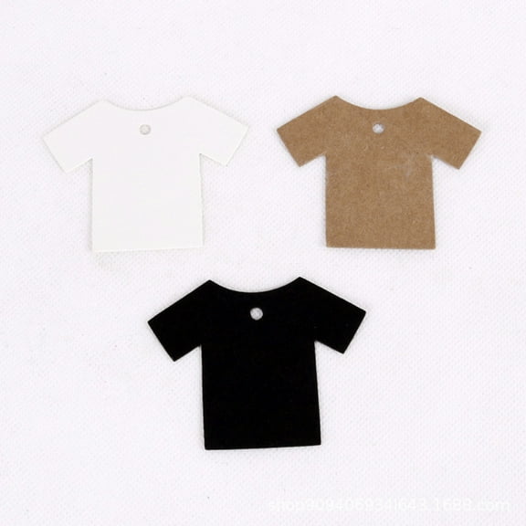 Durable Black Kraft Paper Hanging Tags for Decoration 100 Pieces Perfect for Crafts and Gifts