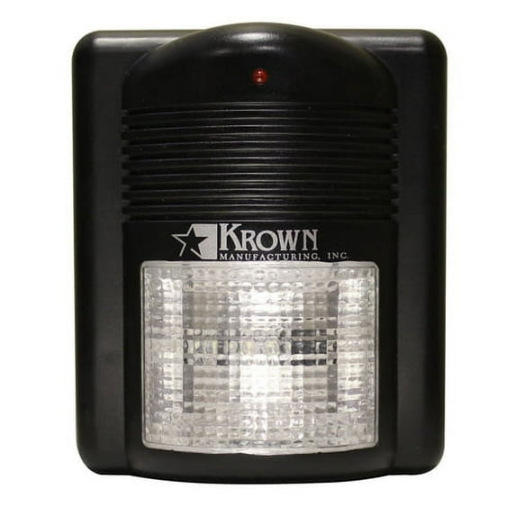 Black Krown Door Knocker 125 - Ultra-Bright LED Flashing Light
