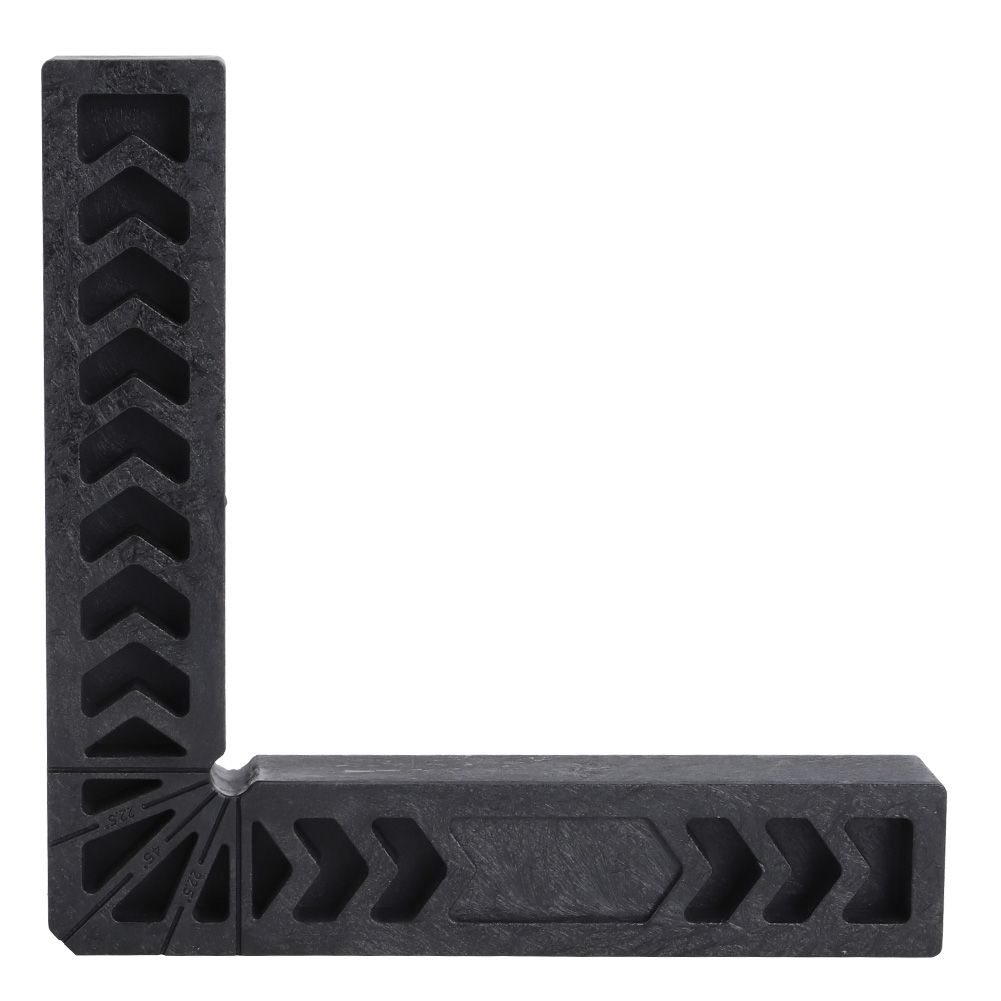 Plastic Locators Rectangle Black L-Shaped Right Angle Locator Ruler High Hardness Plastic ...
