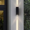 thumbnail image 1 of Black LED Outdoor Wall Sconce Aluminum Lamp Body Wall Light IP65 Waterproof Wall Lamp Modern Durable Exterior Wall Light Anti-Glare Wall Lighting for House Yard Hallway Outdoor Indoor, 1 of 7