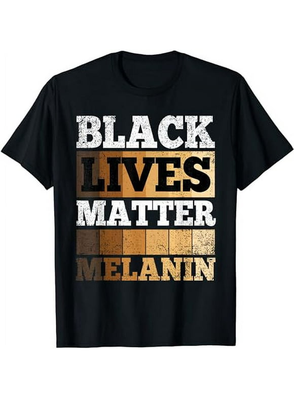 Black LIves Matter Melanin Black History Month BLM African T-Shirt