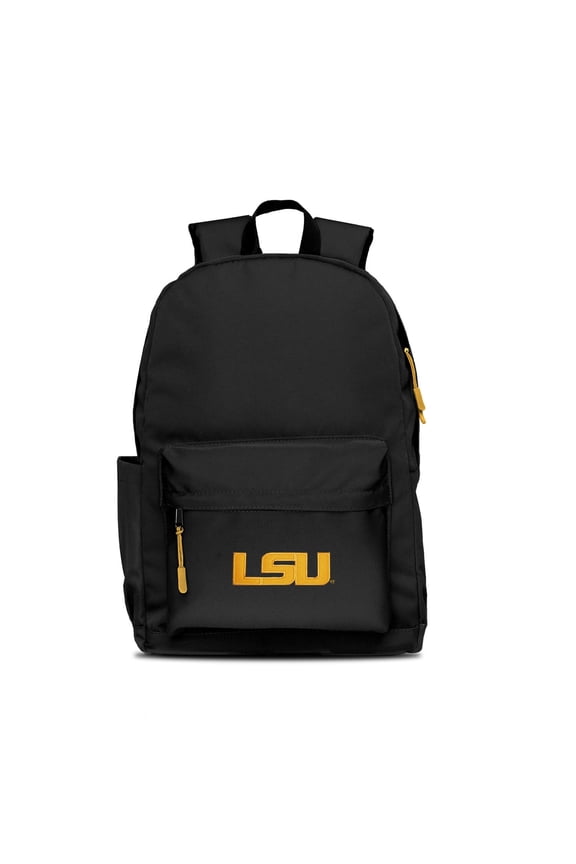 Black LSU Tigers Campus Laptop Backpack