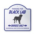 thumbnail image 1 of Black Lab 10” x 10” Sign | Indoor/Outdoor Plastic | SignMission Designer Labrador Retriever Dog Dog’s Groomer Hunting Novelty Gift Funny Joke Gag Road Garage, 1 of 4