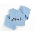 thumbnail image 1 of Black Lab Christmas Embroidered Sweatshirt, 1 of 1