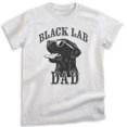 thumbnail image 1 of Black Lab Dad T-shirt, Unisex Men's Shirt, Labrador Retriever, Black Lab Owner, Best Dog Dad Gift, Heather Ash, Medium, 1 of 6