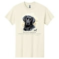 thumbnail image 1 of Black Lab Labrador Retriever Dog Breed Portrait T-Shirt, 1 of 4