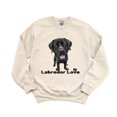 thumbnail image 1 of Black Lab Love Cartoon Labrador Retriever Dog Paw Cute Pet Pup Labrador Sweet Sweatshirt, for men & women, up to size 5XL, 1 of 3