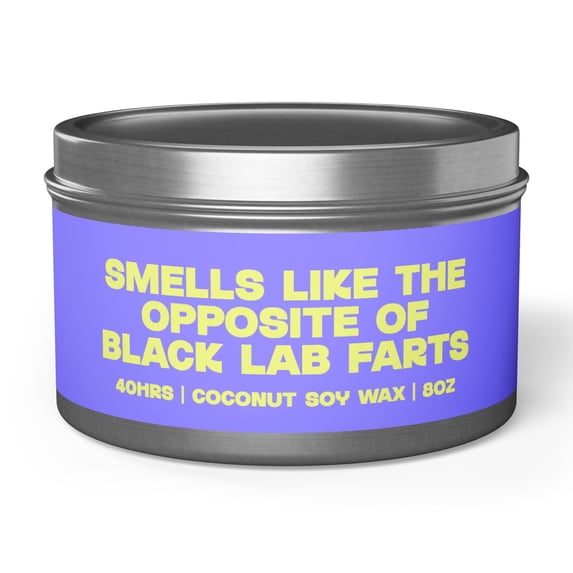 Black Lab Mom Labrador Retriever Mother's Day Tin Candle Gifts Funny Decor