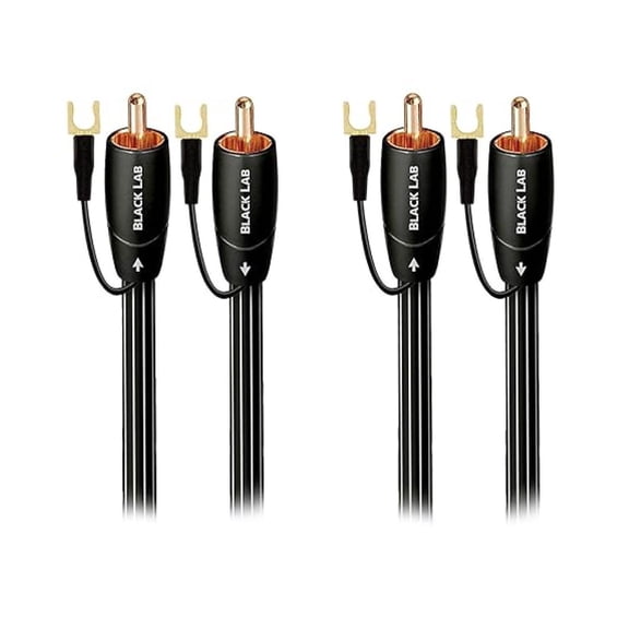 Black Lab Subwoofer Cables (2-Pack)
