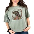 thumbnail image 1 of Black Lab T-Shirt, Floral Dog Shirt, Botanical Art Tee, Labrador Retriever Graphic Tee, Nature Inspired Dog Lover Gift, Pet Lover Shirt, Moss Comfort Colors T-Shirt, 3XL, 1 of 1