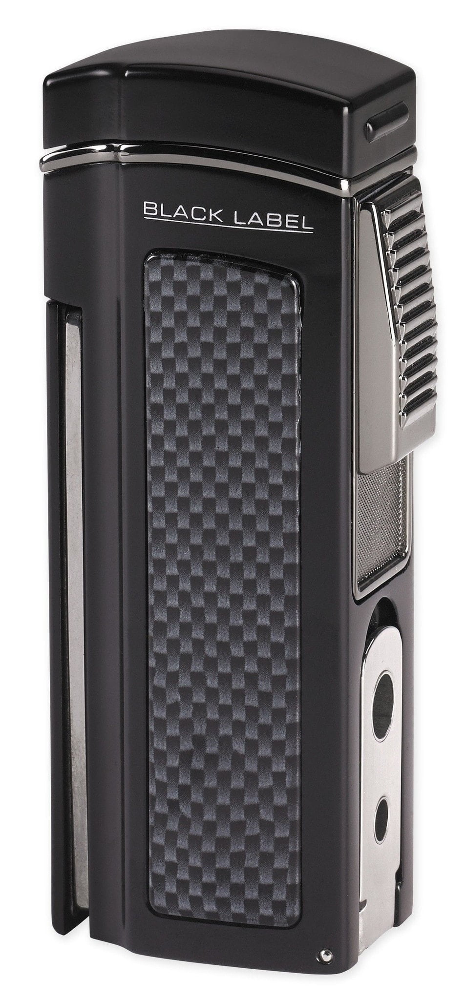 Black Label Dominator Quad Torch Table Lighter Black Matte