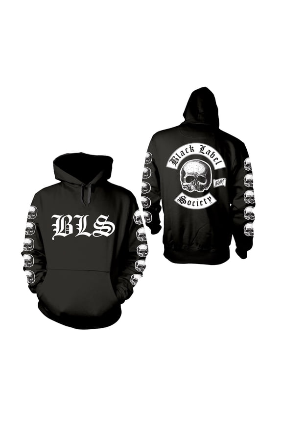 Black Label Society Logo Pull Over Hoodie Black Medium | Officially Licensed Merchandise