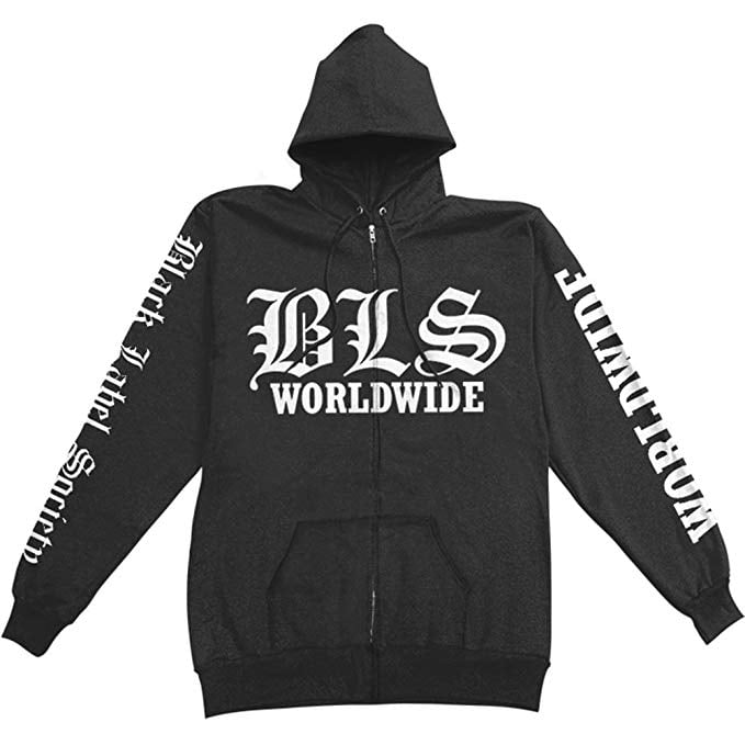 Black Label Society Worldwide Zip Hoodie Sweatshirt - Walmart.com