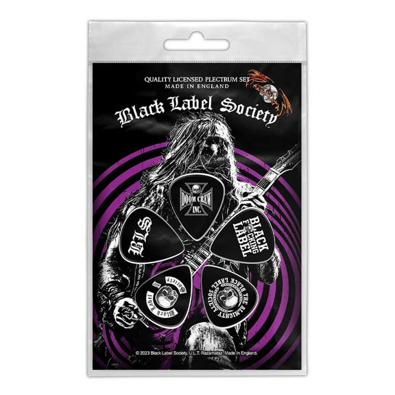 Black Label Society - Zakk Wylde Guitar Picks (Set of 5)