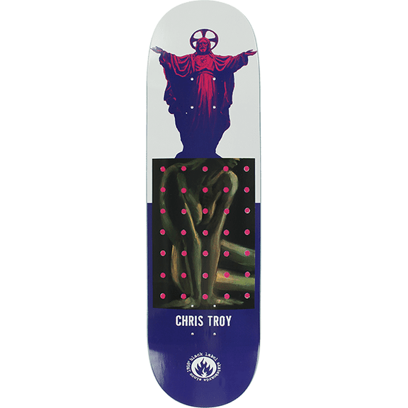 Black Label Troy Juxtapose Skateboard Deck 8.5 Assorted