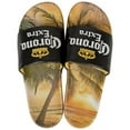 thumbnail image 1 of Black Label with Beach Scene Sandal Slides, Extra Large, 1 of 1