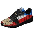 thumbnail image 1 of Black Labrador Dog Puerto Rican Shoes Sneakers Black Size 9, 1 of 7