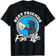Black Labrador Lover Design "Best Friends" Funny Black Lab T-Shirt