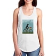 thumbnail image 1 of Black Labrador On A Bicycle Racerback Tank Women -Fab Funky Designs, Female x-Large, 1 of 4