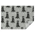 thumbnail image 1 of Black Labrador Rectangle Tablecloth 60"x84",Waterproof Polyester Rectangle Table Cloth, Wipeable Spillproof Polyester Tablecloth for Dining, Camping, Indoor and Outdoor, 1 of 5