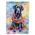 thumbnail image 1 of Black Labrador Retriever Christmas House Flag 28 in x 40 in, 1 of 7