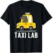 Black Labrador Retriever Dog Taxi Lab Cab Driver Gift T-Shirt