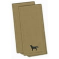 thumbnail image 1 of Black Labrador Retriever Tan Embroidered Towel Set of 2, 1 of 1