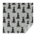 thumbnail image 1 of Black Labrador Square Tablecloth,Waterproof Square Table Cover,Wipeable Spillproof Washable Table Cover for Home Kitchen Party Decor 60"x60"(152x152cm), 1 of 6