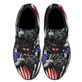 thumbnail image 1 of Black Labrador The Thin Blue Line America Us Shoes Women's Fashion Sneakers Tennis Running Shoes for Men Women Black Size 11, 1 of 1