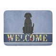 thumbnail image 1 of Black Labrador Welcome Machine Washable Memory Foam Mat, 1 of 1