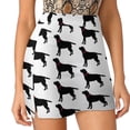thumbnail image 1 of Black Labrador With Red Collar Women's skirt With Hide Pocket Tennis Skirt Golf Skirts Badminton Skirts Running skirts Dog Lab, 1 of 7