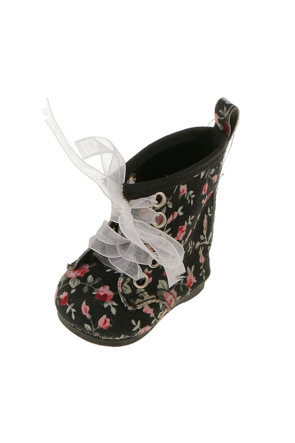 Black Lace Up Boots 18