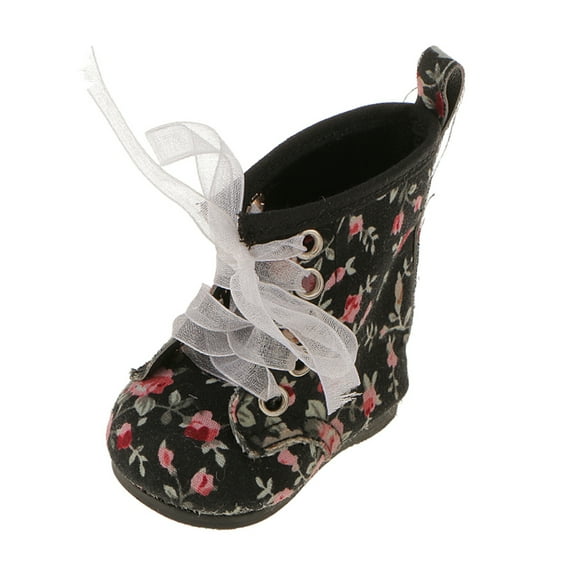 Black Lace Up Boots 18