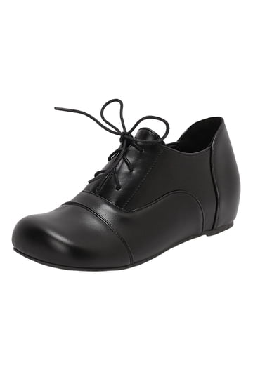 chinese dress ladies Lace-Up Big Size Women's Shoes Black main image 1