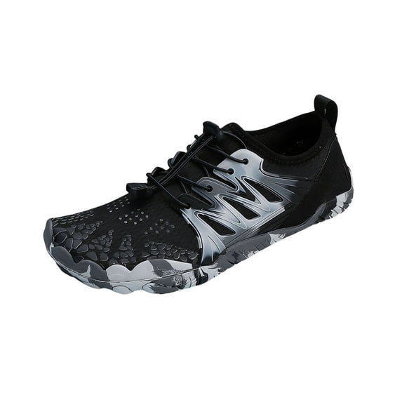 Black Ladies Barefoot Quick Dry Water Shoes Athletic Outdoor Aqua Socks