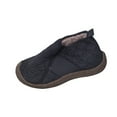 thumbnail image 1 of Black Ladies Round Toe Slip On High Top Shoes For Casual Winter Wear, 1 of 9
