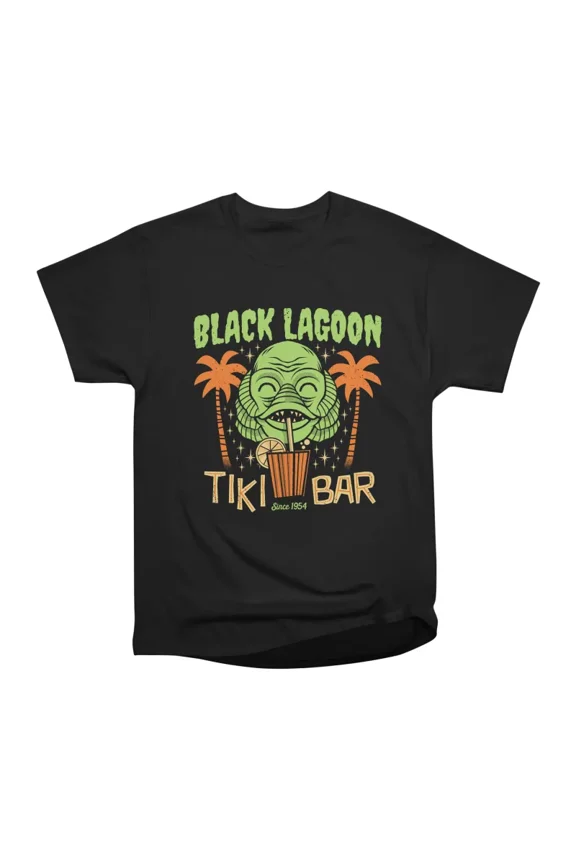 Black Lagoon Tiki Bar T-Shirt Tee Gift For Him Merch For Her Apparel For Friend