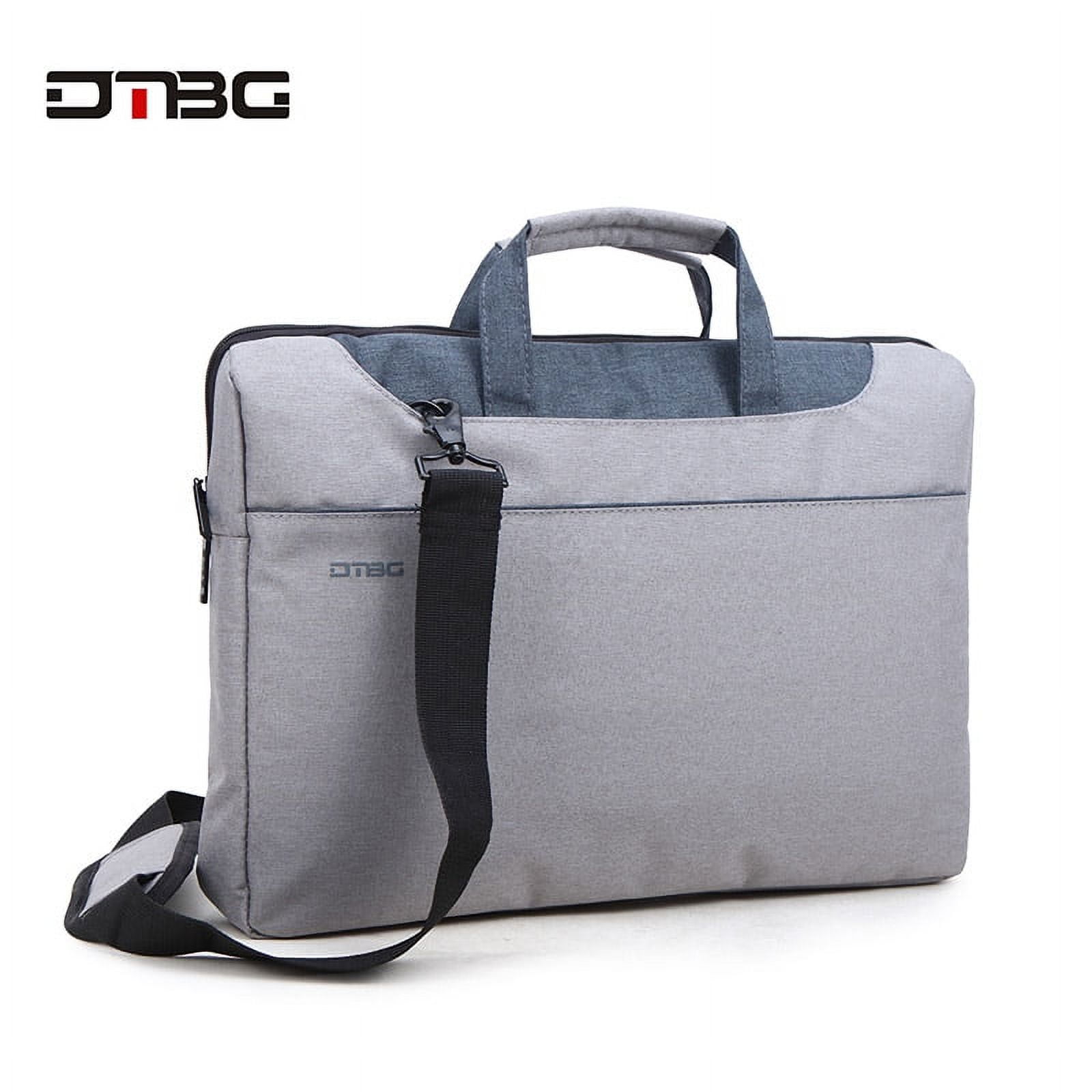 Black Laptop Tote Bag for Adults / Students, DTBG 15.6 Inch Business
