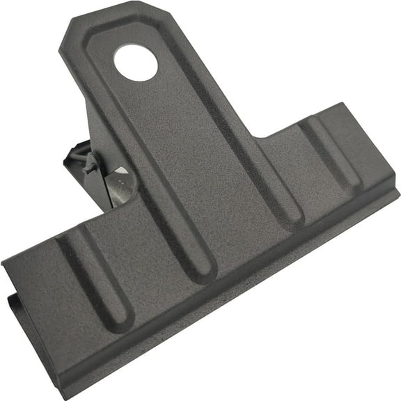 Black Large Bull Clips, 10 PCS Extra Large Binder Clips 4.3 Inch Giant Binder Clips, Jumbo Binder Clips for Home,Work, Art, Office and Kitchen (110 mm) 4.3inches