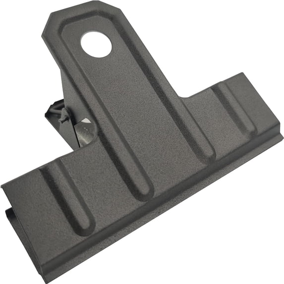 Black Large Bull Clips, 10 PCS Extra Large Binder Clips 4.3 Inch Giant Binder Clips, Jumbo Binder Clips for Home,Work, Art, Office and Kitchen (110 mm) 4.3inches