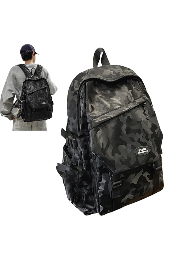 Black Large Laptop Backpack, Lightweight College Daypack, Lightweight School Backpack for College, Casual Daypack with Laptop Compartment for Travel, Sports and Daily Commute, Meiiso