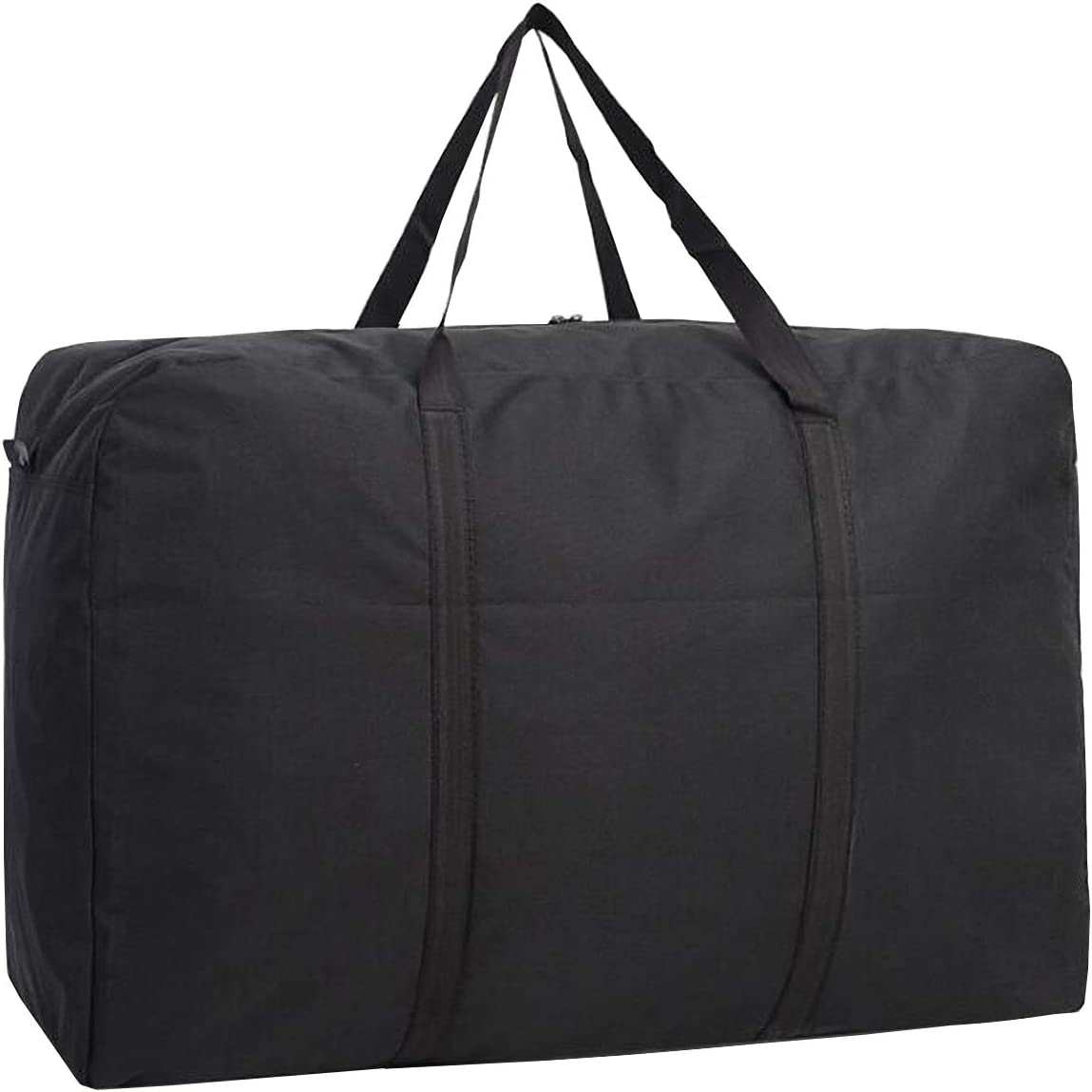 Black Large Storage Bags, 150L Waterproof Foldable Travel Duffle Bag