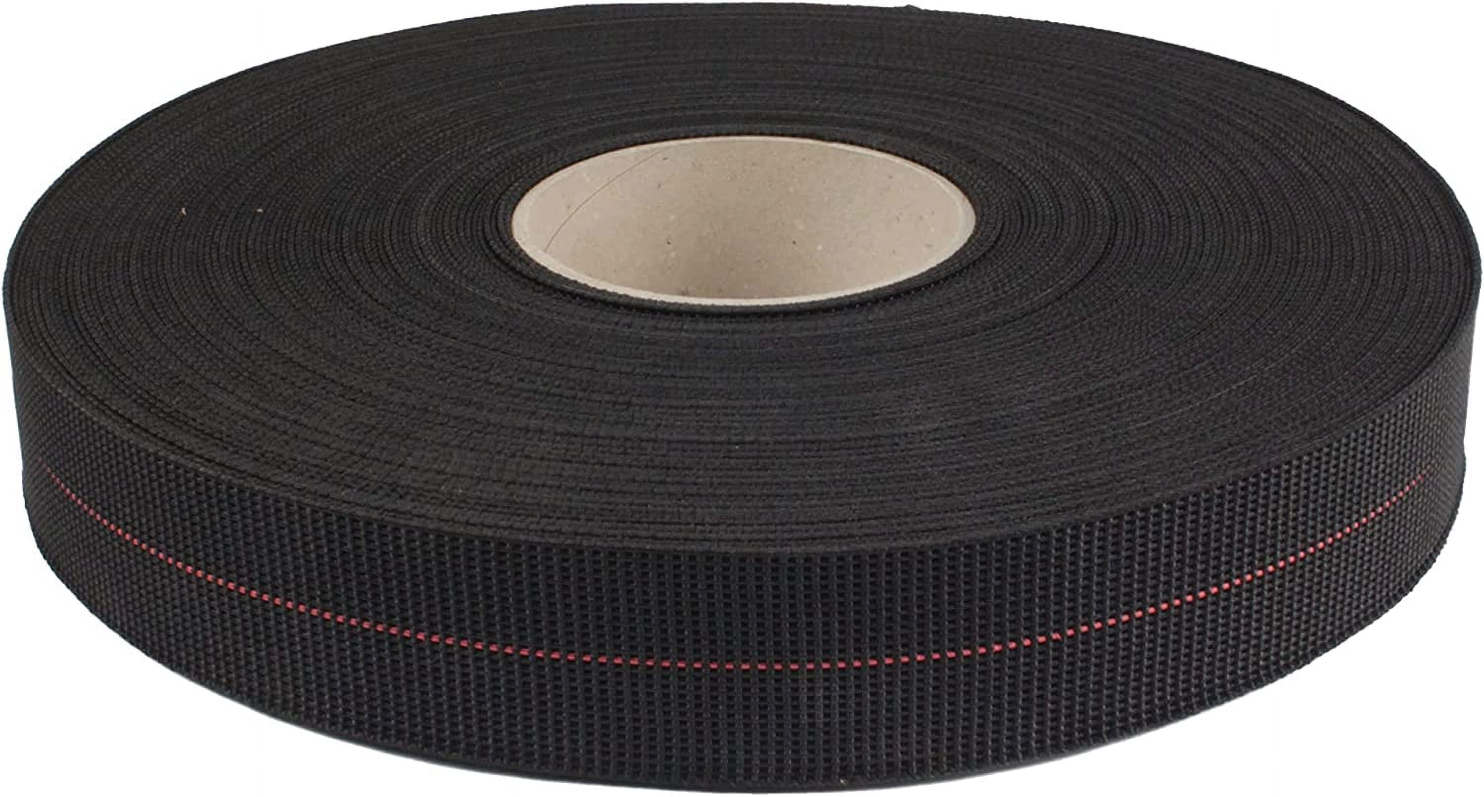 Black Latex Elasbelt Webbing for Chair Repair - 54 Yards (162 Ft) Roll ...