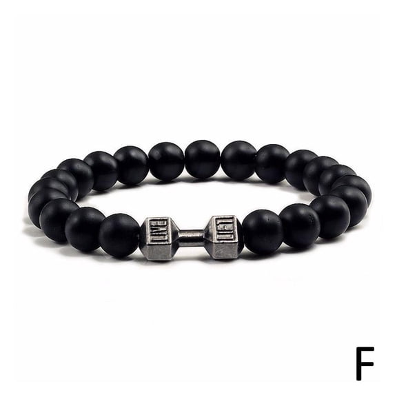 Black Lava Rock Bracelet, Tiger Eye Beaded Bracelets for Men Natural Stone Elastic Bracelet Set, 2025 Adjustable Rock Beaded Bracelets for Men,Birthday Gifts for Son Boyfriend Brother for Him